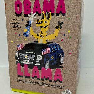 NWT! Obama Llama Party Game: Can You Find the Rhyme in Time?